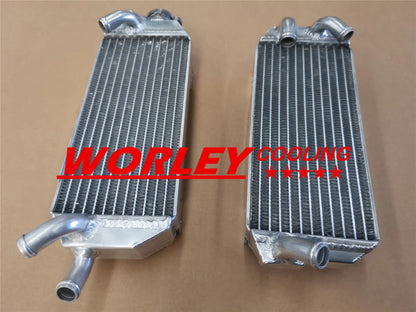 Aluminum Radiator + Blue Hose for Suzuki DRZ400E DRZ400 (2002-2007)