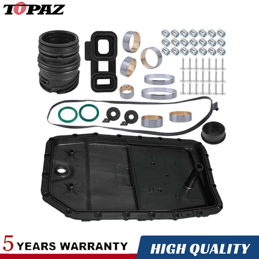 Auto Trans Oil Pan Filter Kit + Gasket for BMW E60 E70 E83 E90 (2001-2013)
