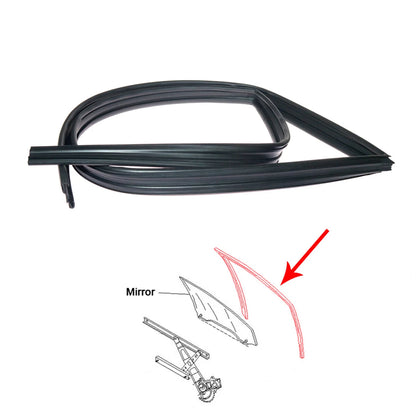 Door Glass Run Channel Seal for Mitsubishi Triton L200 Colt Extended Cab