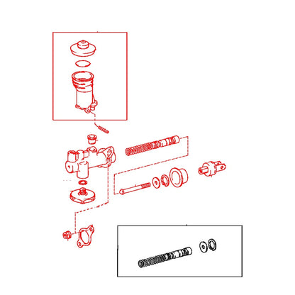 5/8 Clutch Master Cylinder for Toyota Tercel Soluna 1996-2003