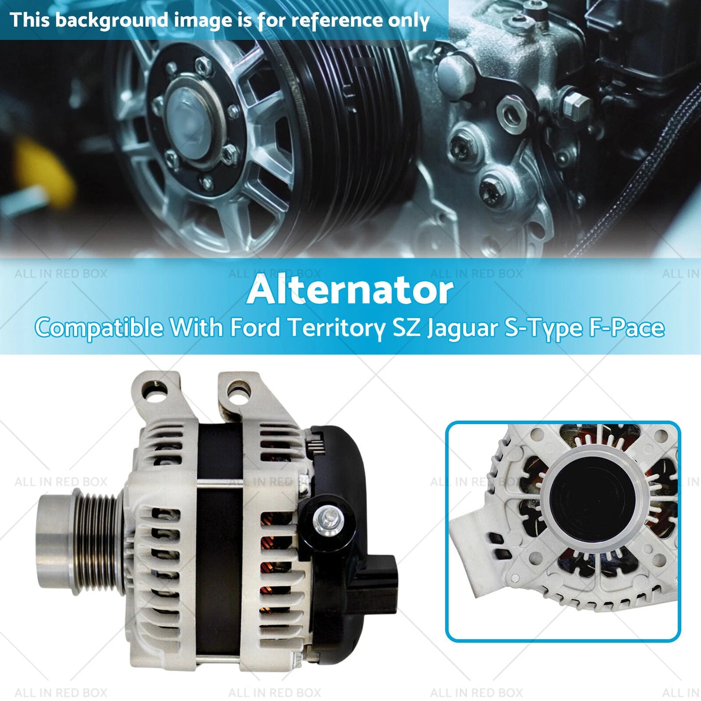 Alternator for Ford Territory SZ & Jaguar 2.7L V6 (2011-2016)