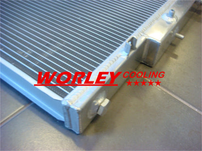 Aluminum Radiator + BLACK Hoses for Nissan Patrol Y61 4.5L (1997-2001)
