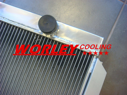 Aluminum Radiator + Fan for Holden Kingswood HQ HJ HX HZ Torana LH LX V8 (1971-1980)