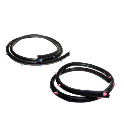 Rear Door Weatherstrip Set for Nissan Sylphy N16 Almera Pulsar Sedan 2000-2006