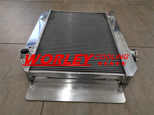 Aluminum Radiator + Fan for Holden HD HG HQ HJ HK HT LH LX (1965-1980)