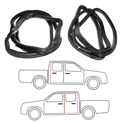 Rear Door Weatherstrip for Toyota Hilux RN85 YN86 LN105 RN106 LN108