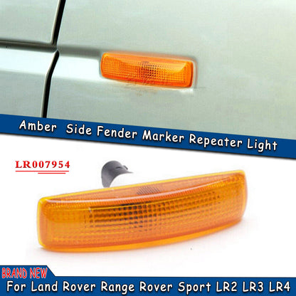 1 x Fender Side Marker Light for Land Rover LR2 LR3 LR4 RR Sport (2007-2016)