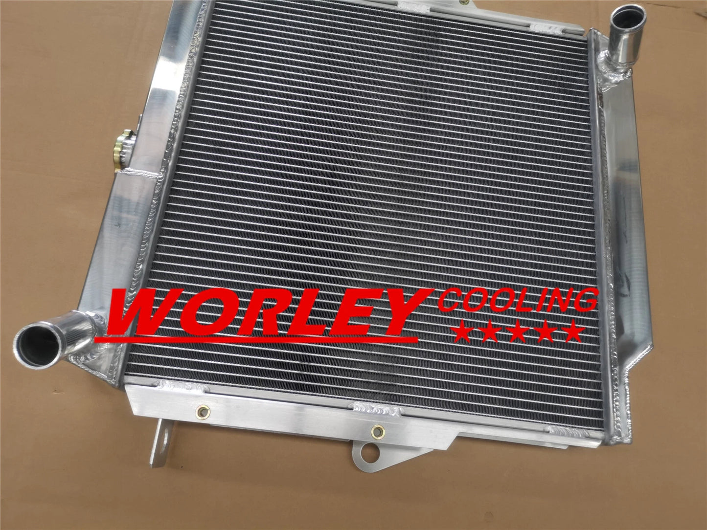 Aluminum Radiator + Fan for Land Cruiser 70 Series FJ73 FJ75 (1985-1993)