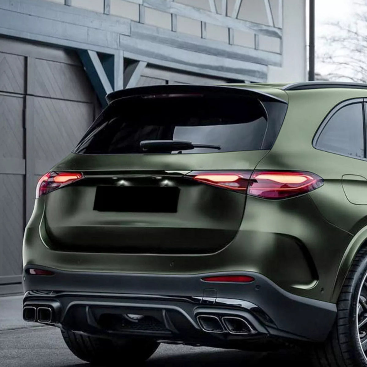 Rear Boot Spoiler for Mercedes Benz GLC X254 (2023-2024) Carbon Look ...