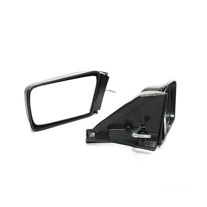 Black Door Mirror Set for Nissan Datsun Sunny Sentra Sedan 1985-1991
