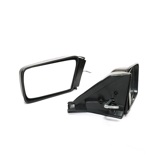 Black Door Mirror Set for Nissan Datsun Sunny Sentra Sedan 1985-1991