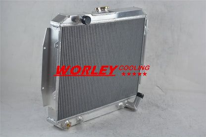 All Aluminum Radiator + Fan for Mitsubishi Pajero (2000-2006)