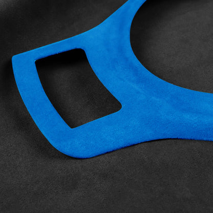 1 x Blue Leather Center Console Gear Shift Cover for Subaru BRZ, Toyota GT86 (2012-2020)