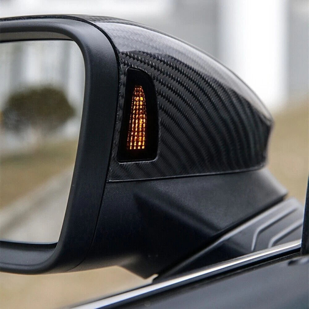 1 x Carbon Fiber Mirror Cover for VW Golf 8 MK8 VIII (2020-2023)