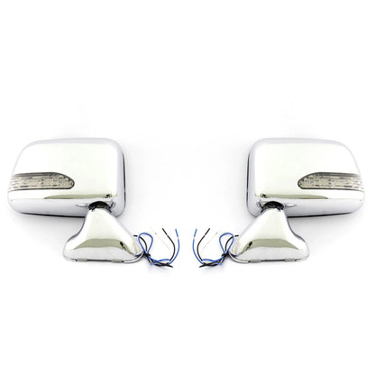 Chrome LED Door Mirror for Toyota Hilux Pick-up 1985-2001