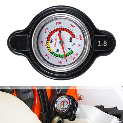 1.8 Bar Radiator Cap with Temp Gauge for Yamaha Raptor Kodiak Grizzly (2001-2023)