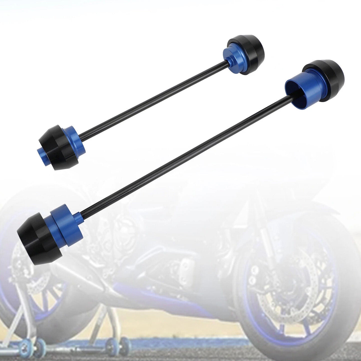 Axle Fork Wheel Slider CNC Blue for Yamaha YZF-R7 (2021-2023)