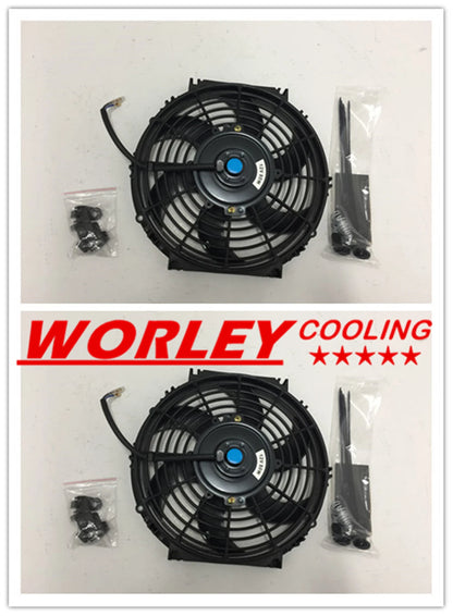 Aluminum Radiator + Fan for Honda Civic ED CRX 1.5/1.6L I4 (1987-1991)