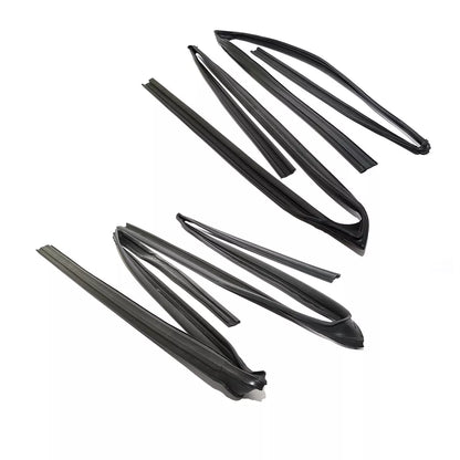 Front Rear Door Glass Run Channel for Honda Civic 4D 2012-2015