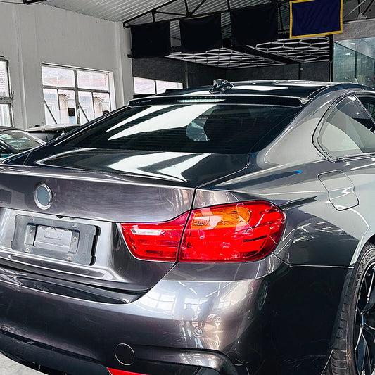 1 x Carbon Style Rear Boot Spoiler Lip for BMW 4 Series F32 (2014-2020)