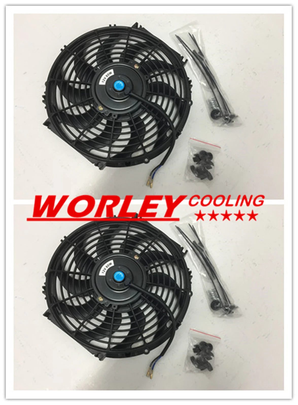 Aluminum Radiator + Fan for Ford F250/F350/F450 Super Duty (1999-2005)