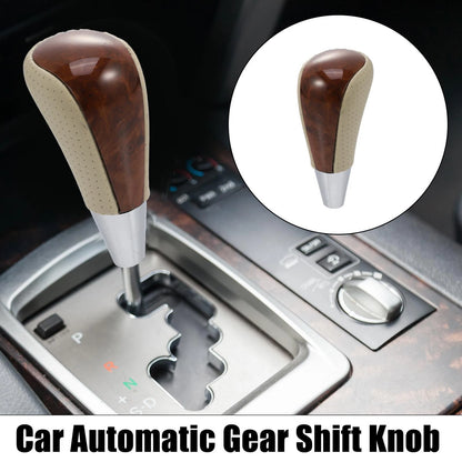 Automatic Gear Shift Knob for Toyota RAV4 Camry Corolla Beige Brown
