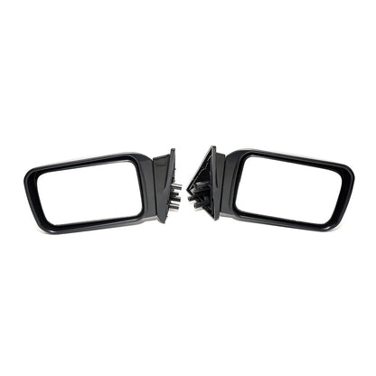 Black Door Mirror x2 for Nissan Sunny Sentra B1x2 E Hatchback 1985-1990