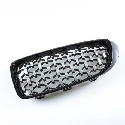 Front Grille Black/Chrome Diamond Slats for BMW F32 F33 F36 F80 F82 M3 M4 (2012-2020)