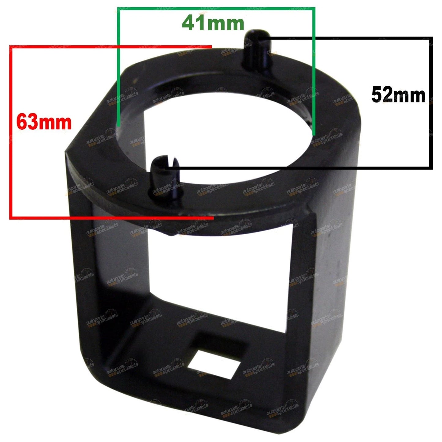 Axle Hub Lock Nut 2 x Pin Socket for Nissan Navara D22 (2005-2015)