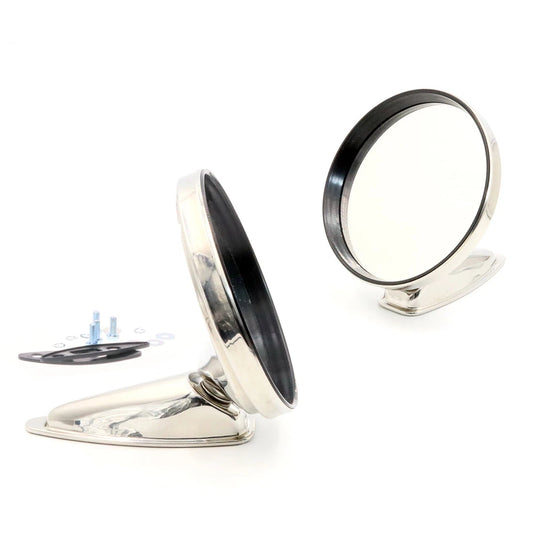 Chrome Door Mirror Set for Cadillac Fleetwood 1960-1979  Style