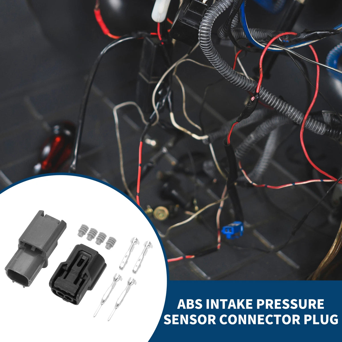 ABS Intake Pressure Sensor Connector Plug for Honda - Clean & Reliable ...