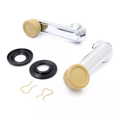 Chrome Crank Door Handle Beige for Toyota Corolla TE31 TE38 TE51 TE55 1970-1978