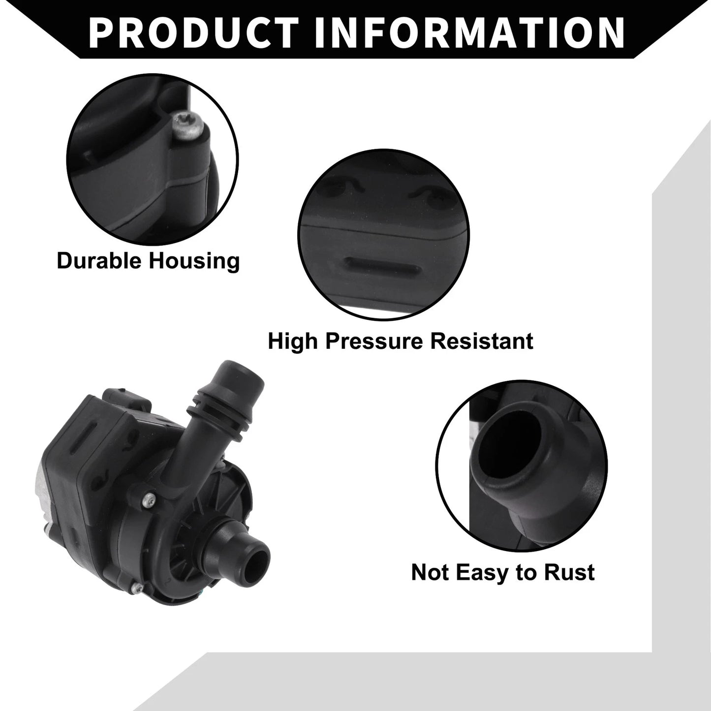 Auxiliary Cooling Water Pump for BMW G11 G12 (2016-2019) 1 x Pump