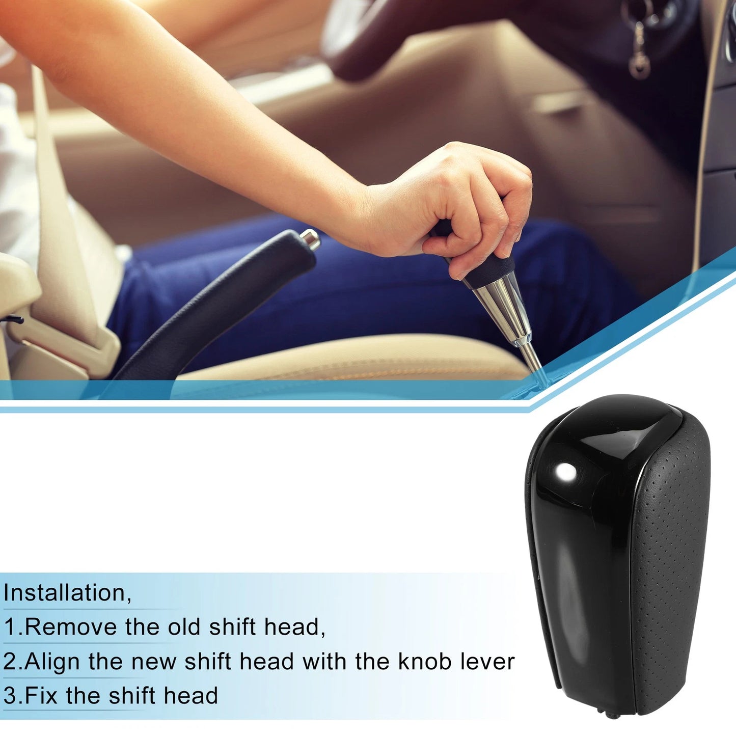 Automatic Transmission Gear Shift Knob for Toyota Land Cruiser Prado (2003-2023)