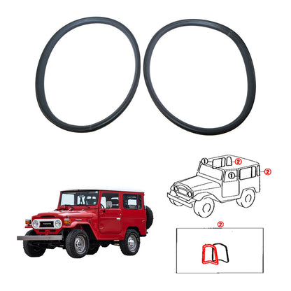 Rear Side Window Corner Weatherstrip for Toyota Land Cruiser J40 BJ46 HJ47 1969-1986