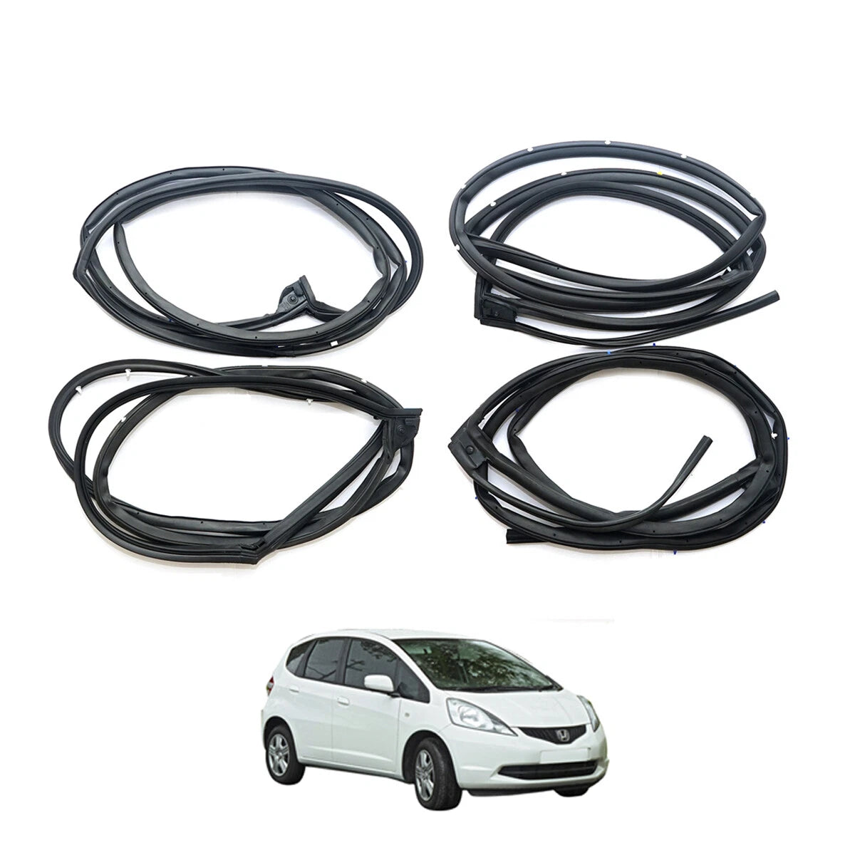 Door Weatherstrip for Honda Fit Jazz 2007-2014