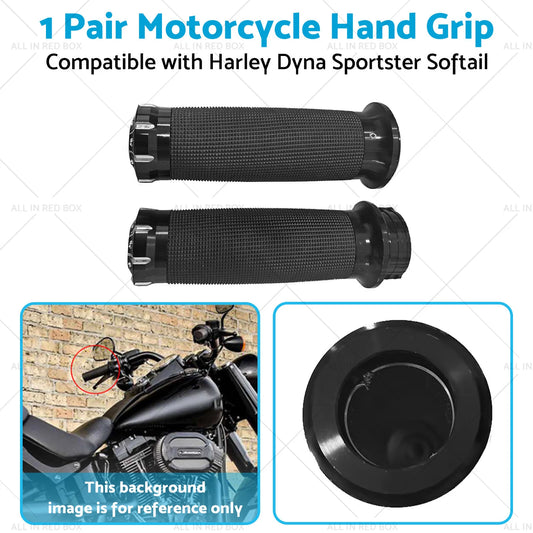 1" Hand Grip for Harley Dyna, Sportster (2004-2023) - 2PCS