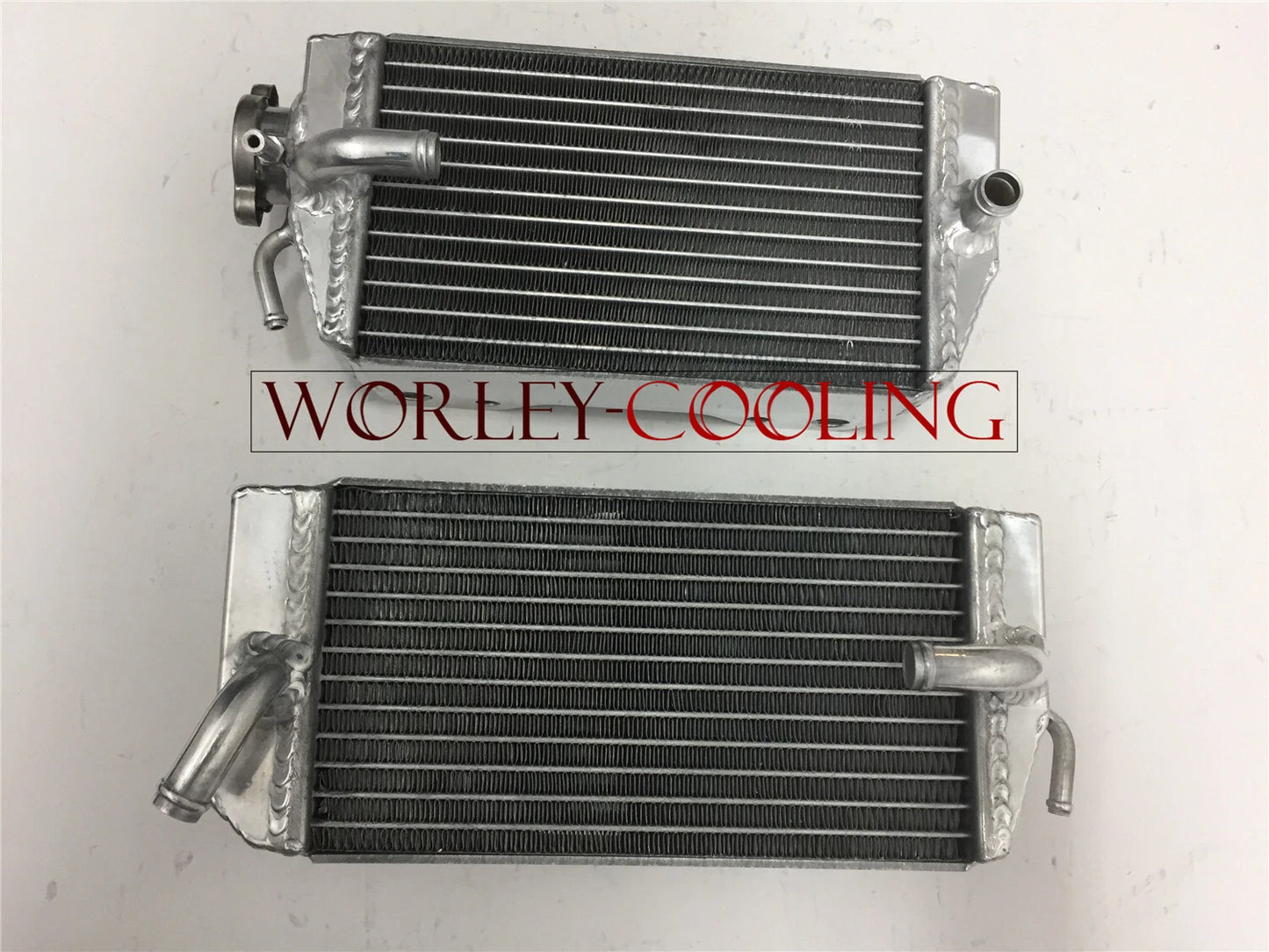 Aluminum Radiator + Blue Silicone Hose for Honda CRF450R (2002-2004)