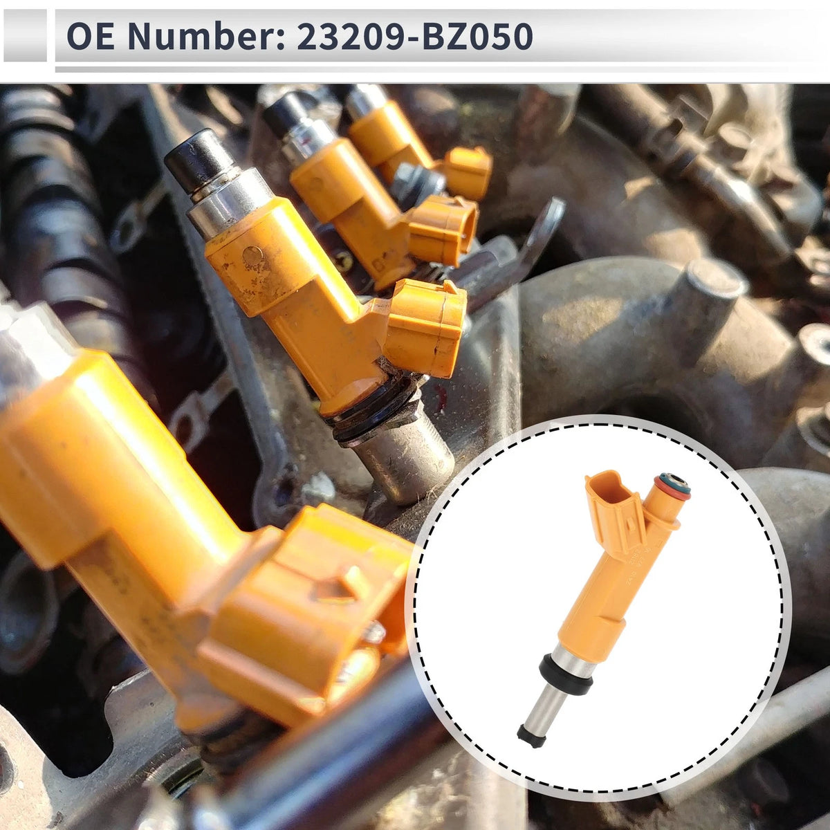 Fuel Injector for Toyota Camry Solara 3.0 (2003-2008) - 1 x Orange ...