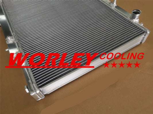 Aluminum Radiator + BLACK Hoses for Nissan Patrol Y61 Diesel (2000-2007)
