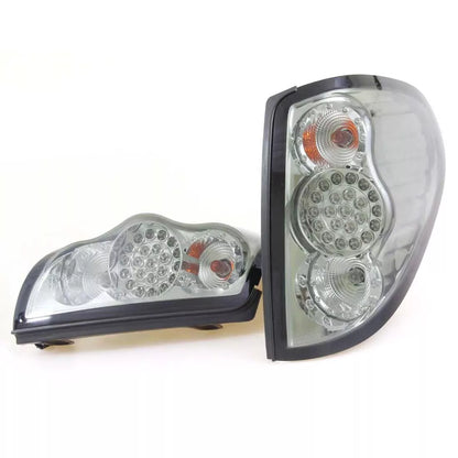 Rear LED Tail Lights Smoke Black for Mitsubishi L200 Triton ML MN 2006-2015