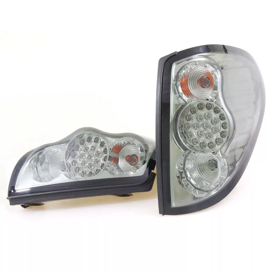 Rear LED Tail Lights Smoke Black for Mitsubishi L200 Triton ML MN 2006-2015