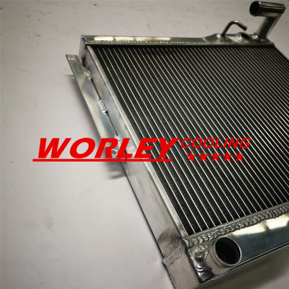 Aluminum Radiator + Black Hose for MG MGB GT/ROADSTER (1977-1980)