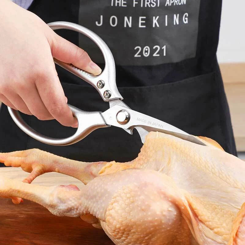 Heavy Duty Stainless Steel Kitchen Scissors for Meat & Nuts – Exclusive ...