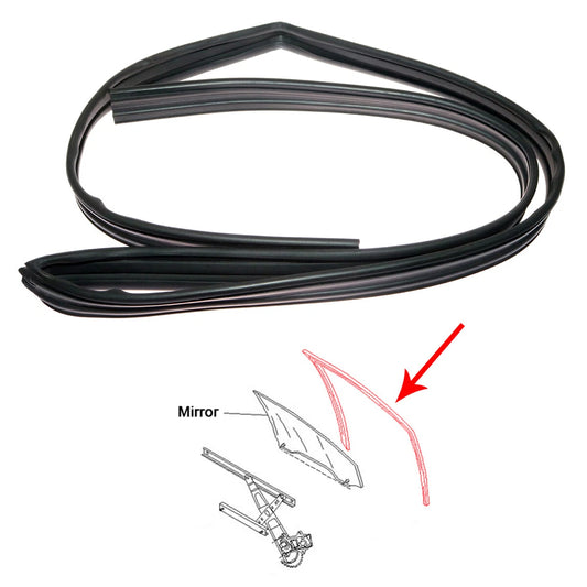 Front Door Glass Run Seal for Mitsubishi Colt Triton L200 Strada