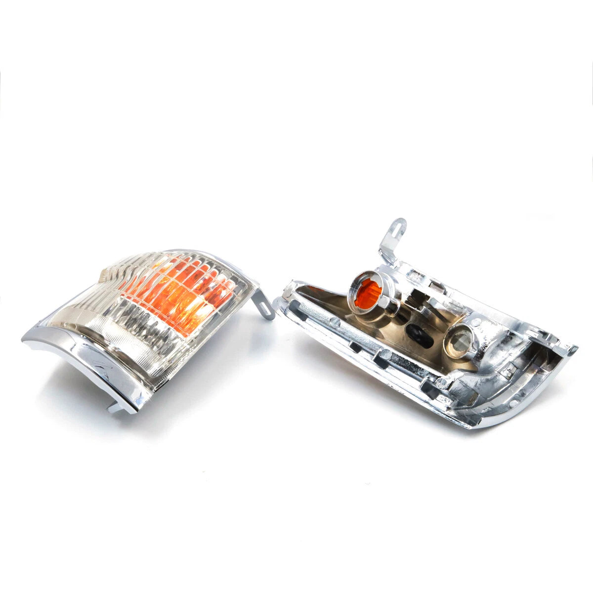 Chrome Indicator Corner Lights for Toyota Hilux 6th Gen 1997-2001
