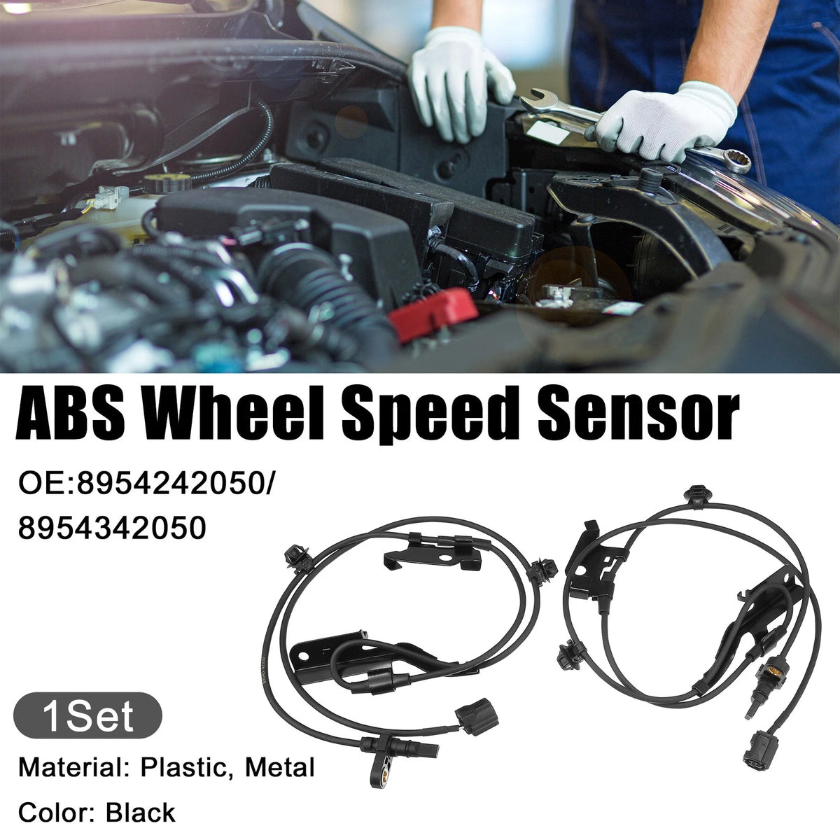Front Left Right ABS Wheel Speed Sensor Set for Toyota RAV4 (2013-2018 ...