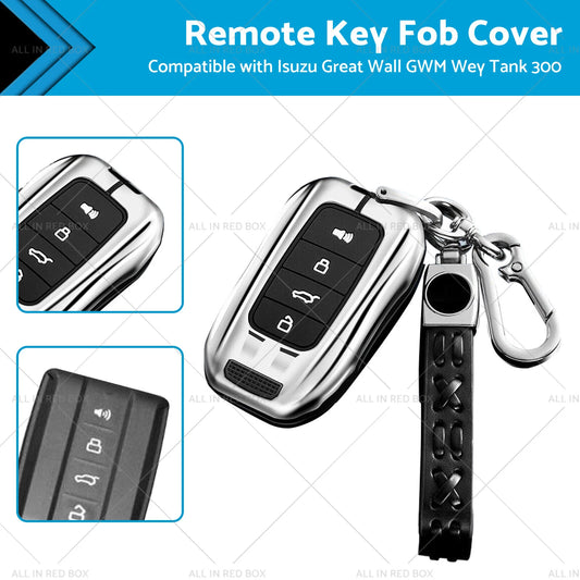 Alloy Key Fob Cover for Great Wall GWM Wey Tank 300 (2021-2023)