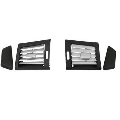 2 x schwarze A/C-Luftauslass-Entlüftungsabdeckungen für Benz R-Klasse R300 R350 (2006–2017)