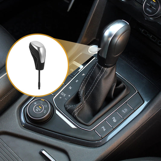 Automatic Gear Shifter Knob for BMW 318i (1997-1998) - Plastic Faux Leather Black